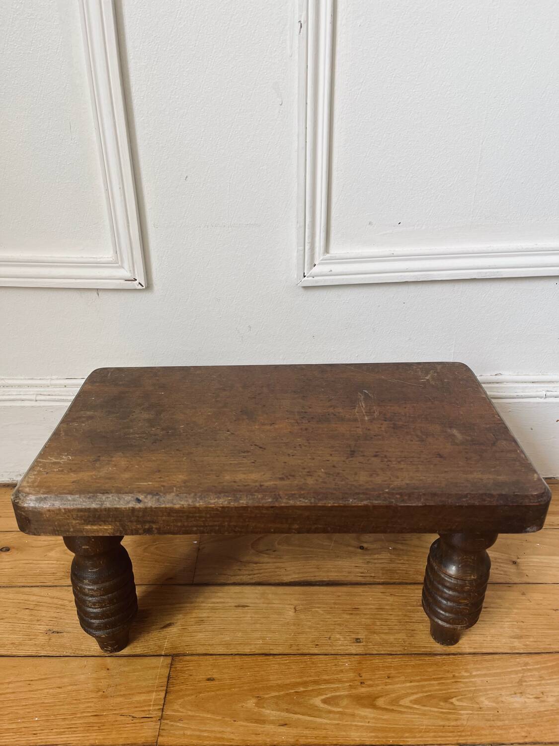 Low stool in old wood