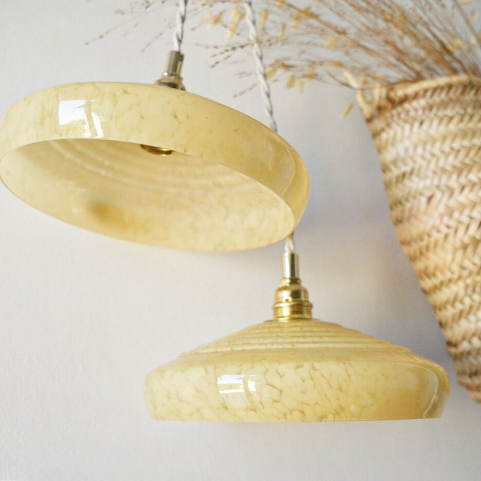 Clichy glass pendant light