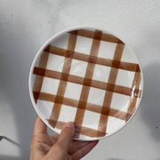 5 assiettes à dessert Moulin des loups carrés torchons 