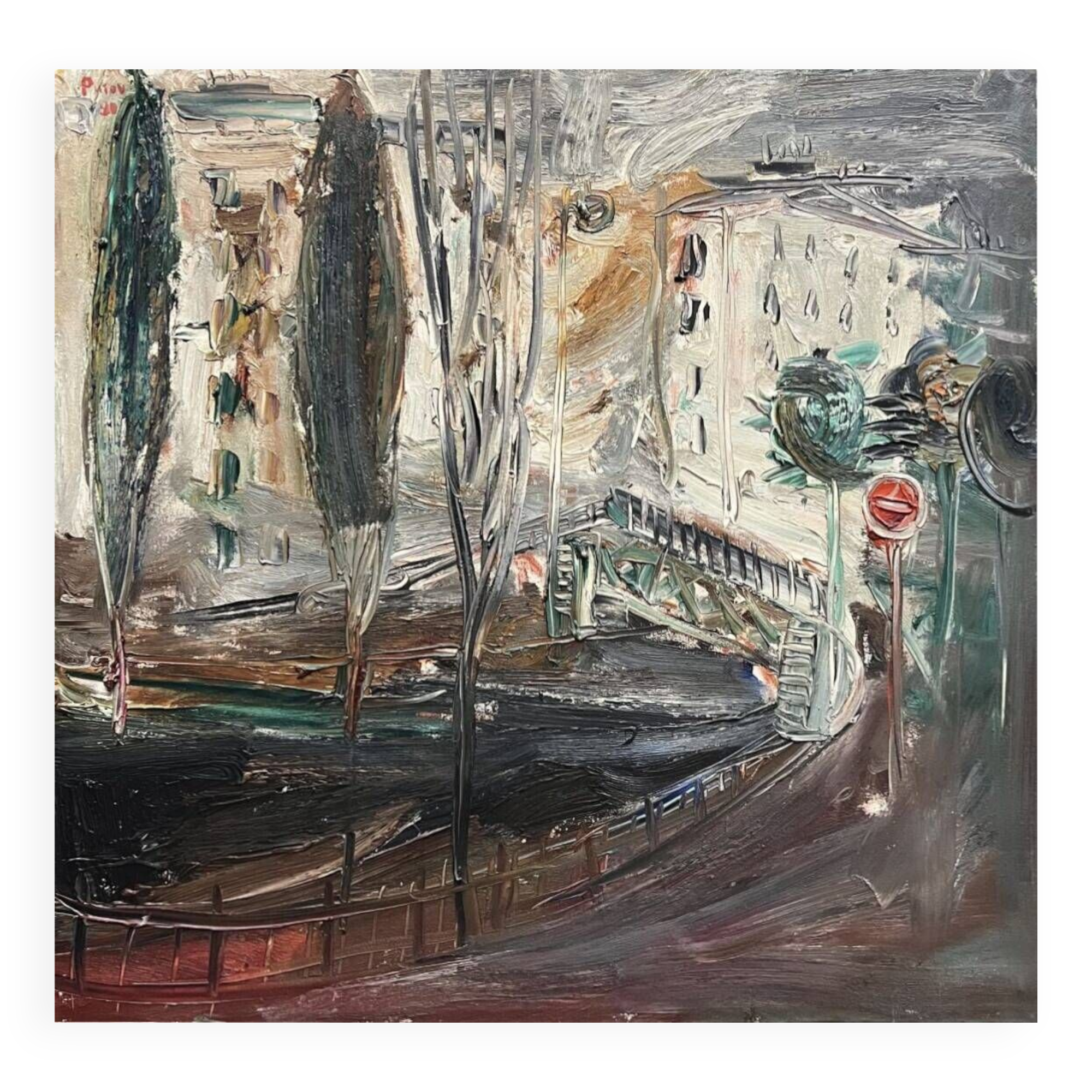 Page 1 of 4 "Canal Saint Martin" by Alexandre Putov