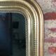 Ice / mirror fireplace in wood and gilded stucco Louis Philippe era
