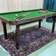 English billiards of the 1950s in mahogany
