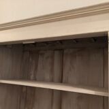 Armoire ancienne deux portes blanc