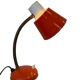 Vintage red metal desk lamp