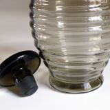 Art Deco Smoked Carafe