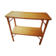 Rattan console table