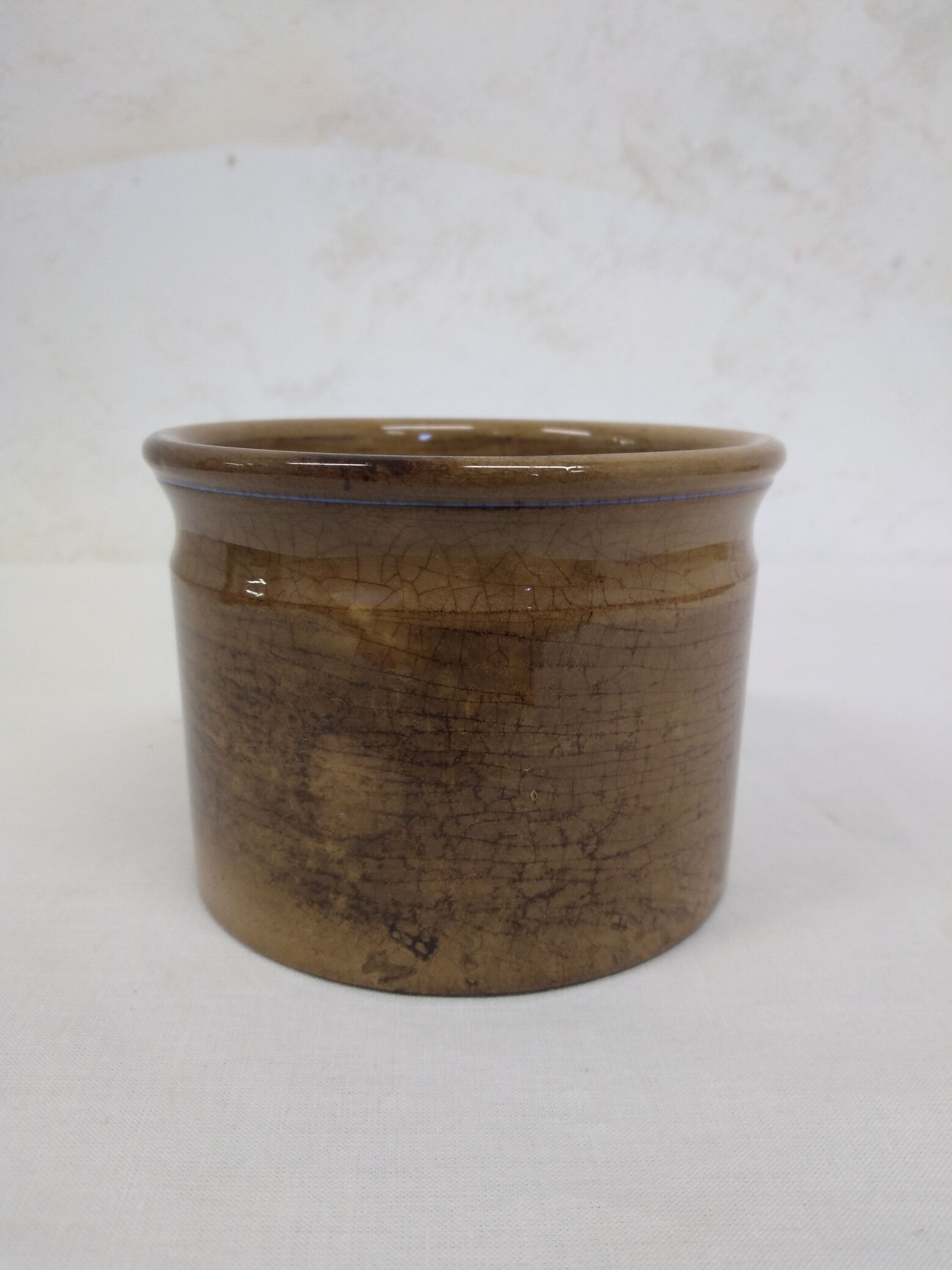 Old jam jar or fat jar digoin Sarreguemines