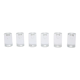 Series of 6 vintage blown glass candle holders edited by Guaxs