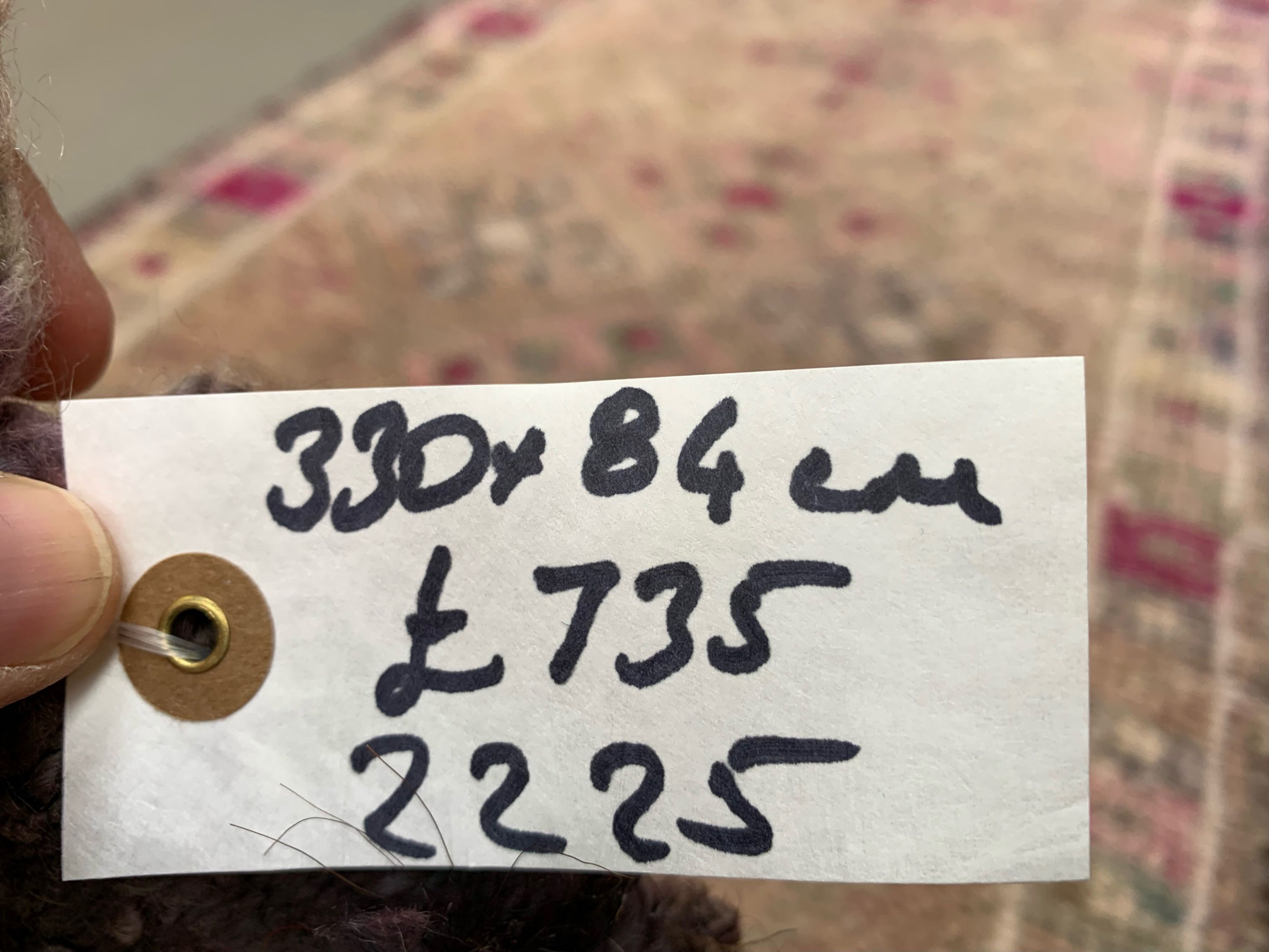 Turkish runner 330x84cm