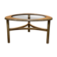 Table basse en teck années 70