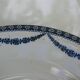 Set of 4 Salins earthenware plates, Vincennes model - Diam. 21.5cm