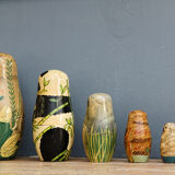 Russian dolls, matryoshka, animals
