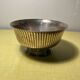 Silver metal stand bowl