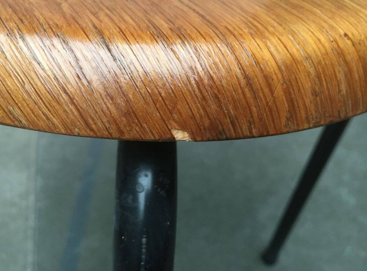 Danish mid-century stool by MH Stalmöbler