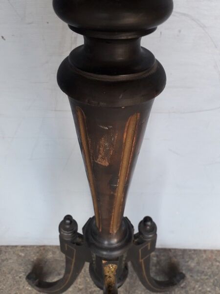 Napoleon III wooden and marble column saddles xiXem
