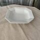 White porcelain bowl by Haas & Czjzek, octagonal rim, 1960s