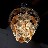 Two-coloured Kinkeldey Lustre, 4 levels, 1970, Germany