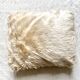Coussin fourrure vintage années 70