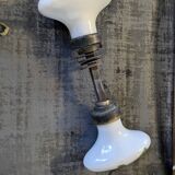 Pair of floral ceramic handles, vintage charm