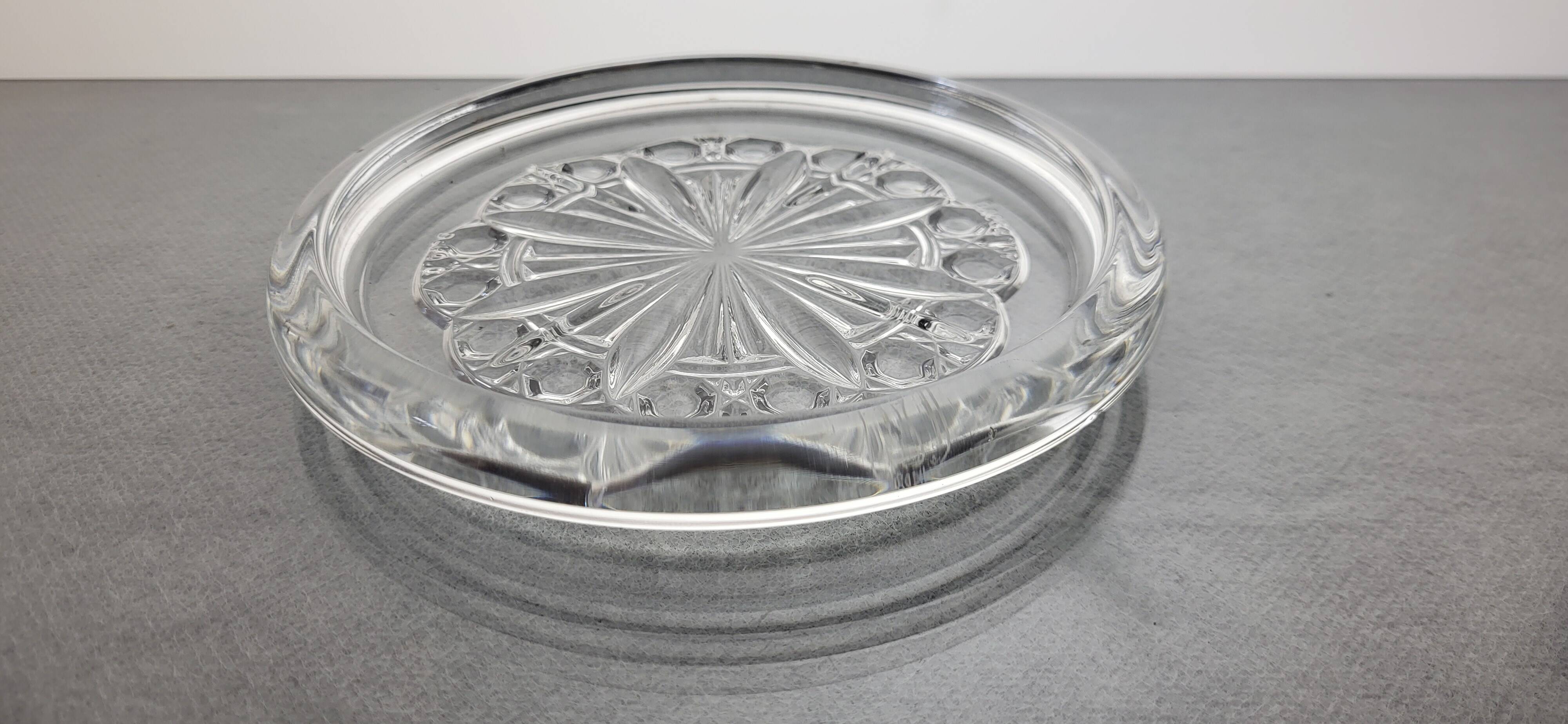 Baccarat crystal bottle coasters (*2)