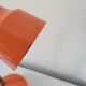 Flexible desk lamp orange