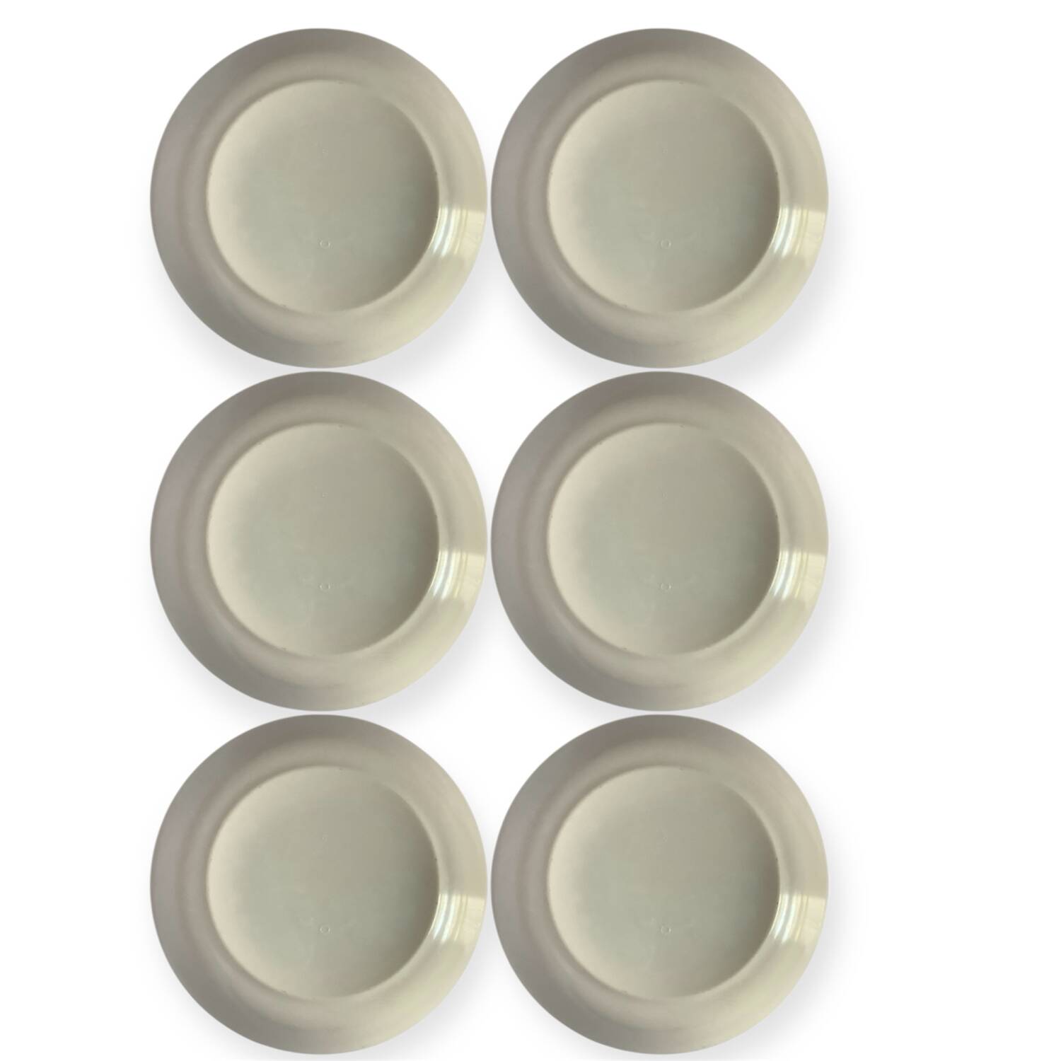 6 vintage floral soup plates – Souvirel France 1970s