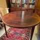Danish table design from the 1960s in Rio rosewood.