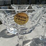Lot 6 verres en cristal