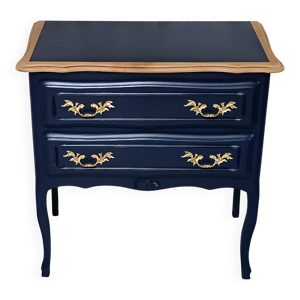 Commode de style Louis - bleu