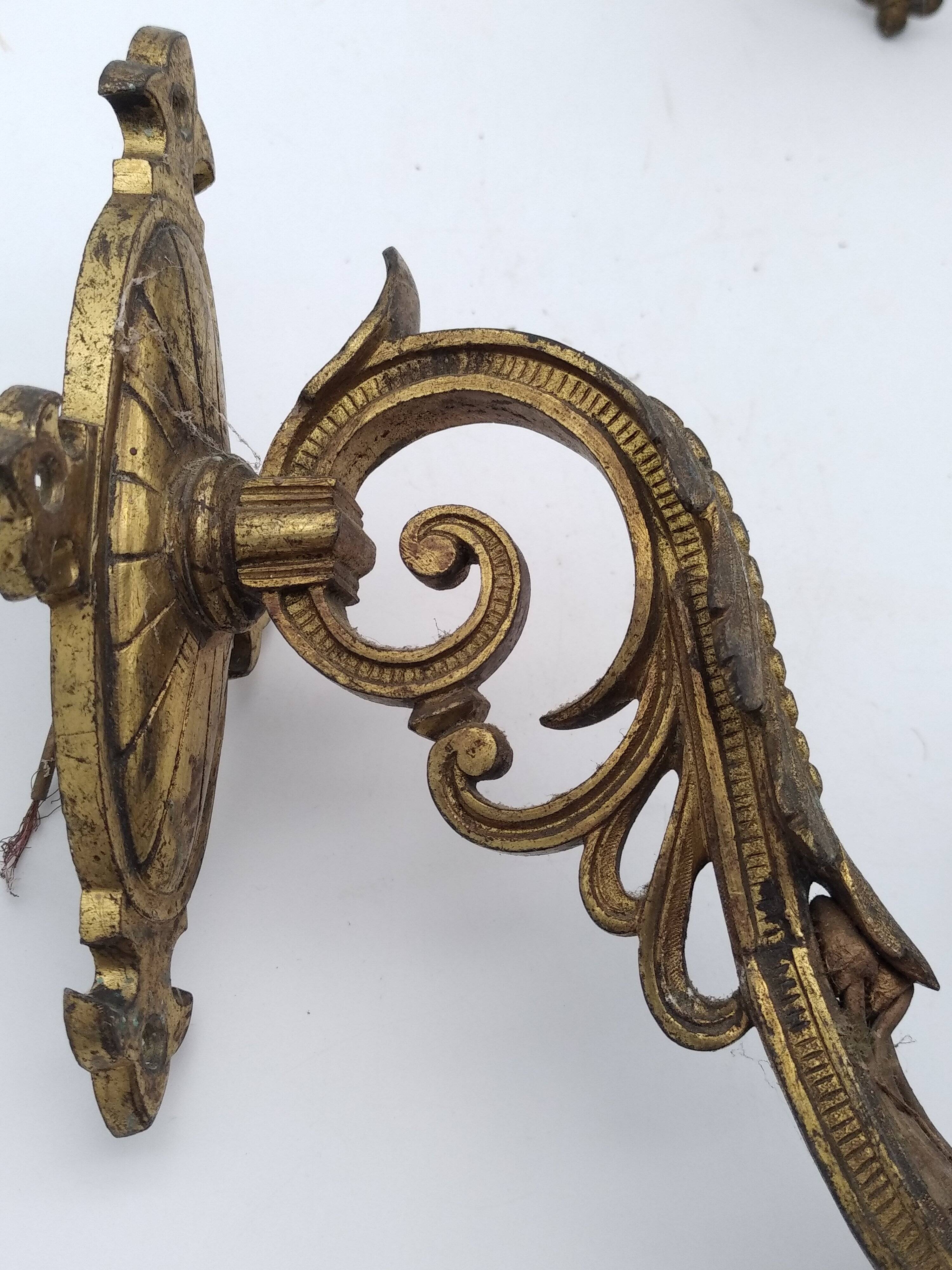 Bronze wall lights