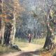 Tableaux HST "Paysages Barbizon" XIX° siècle par L. Henry + cadre