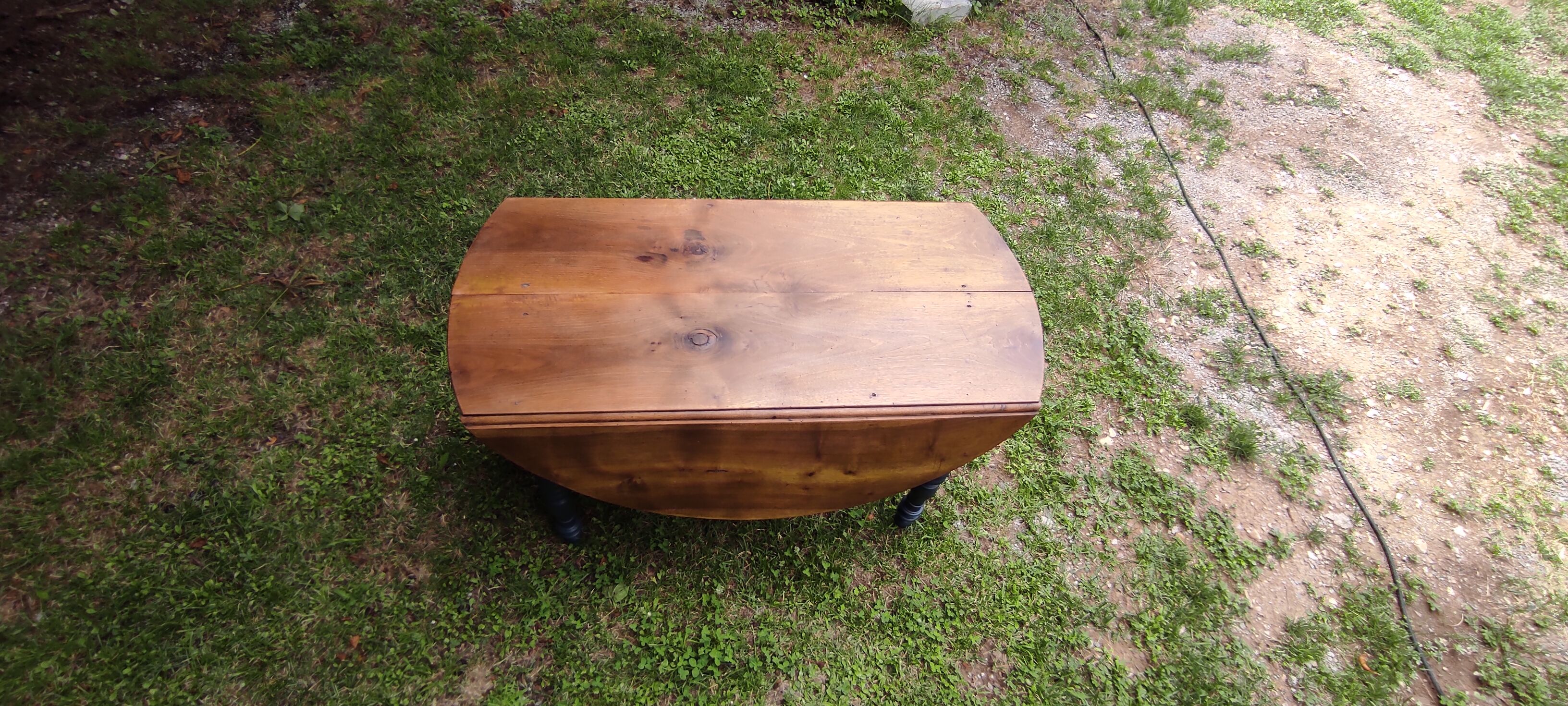 Table with flaps and castors