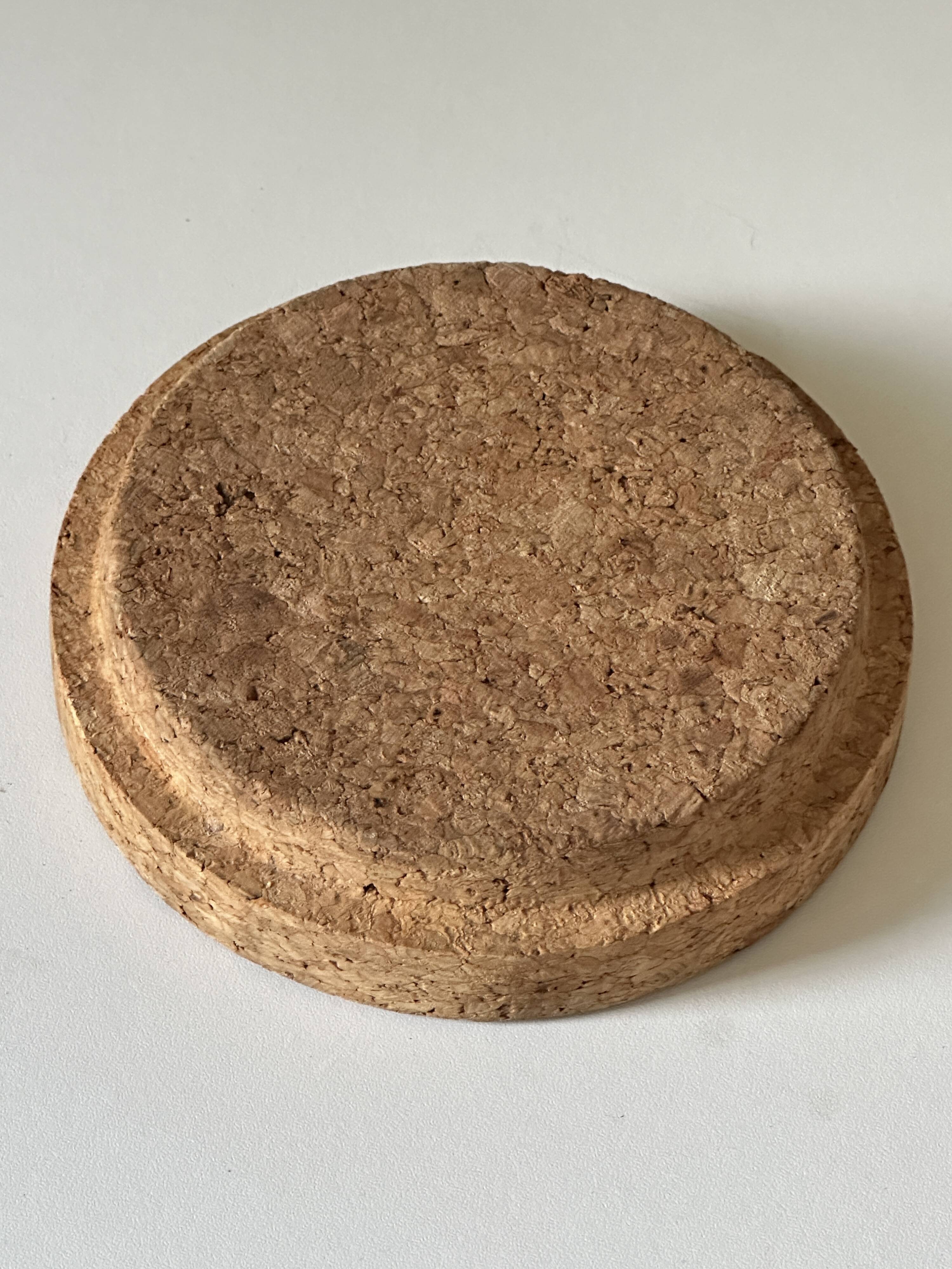 Vintage 60s design cork ice cube tray