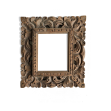 Carved wooden frame