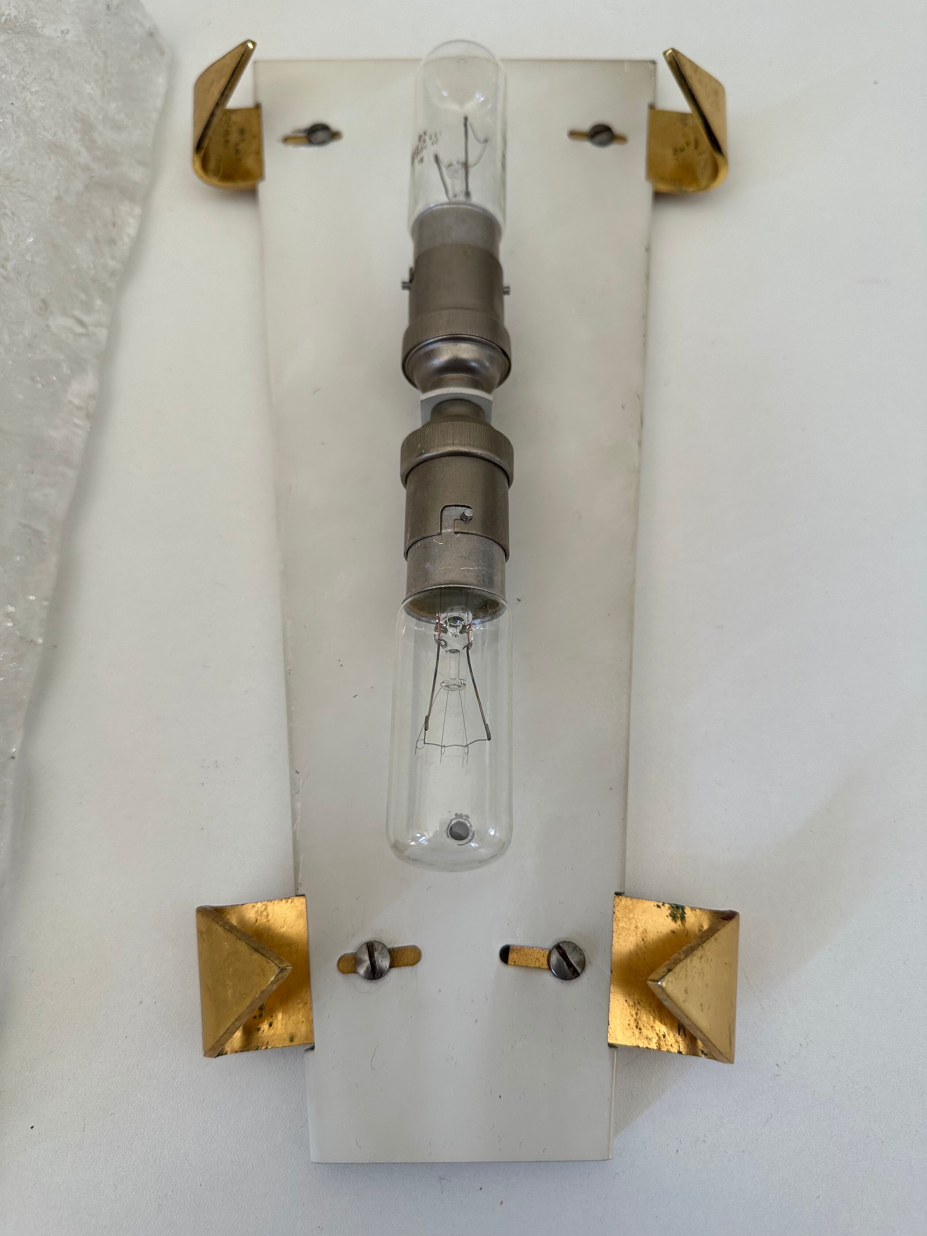 Pair wall lamps jt kalmar vintage design 70s