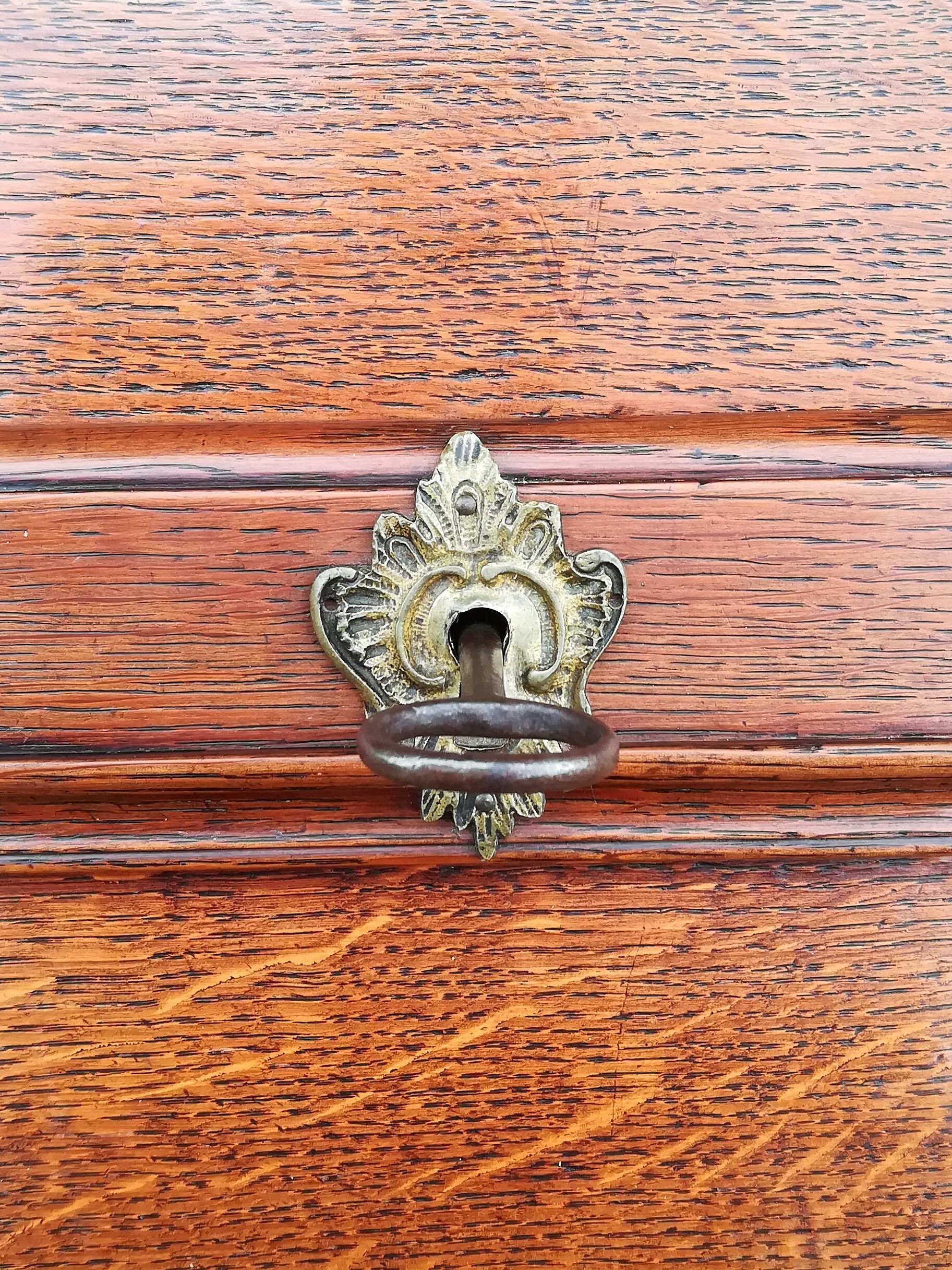 Bureau de pente style Louis XV en chêne