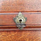 Louis XV style slope desk in oak