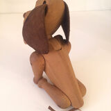 Wooden dog Oscar by Hans Bolling, 1953