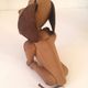 Wooden dog Oscar by Hans Bolling, 1953