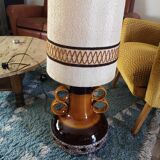 Vintage ceramic floor lamp Fat lava 1960