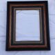 Black and brown wooden frame