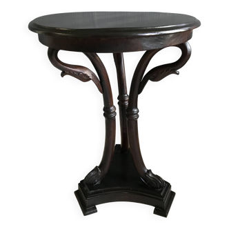 Mahogany Swan Side Table