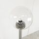 Vintage chrome and glass floor lamp, 1970s
