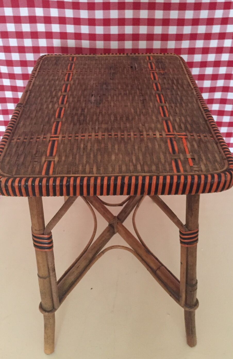 Rattan table