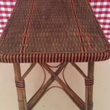Rattan table