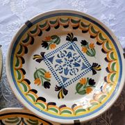 3 assiettes en faïence de Nevers XVIIIème