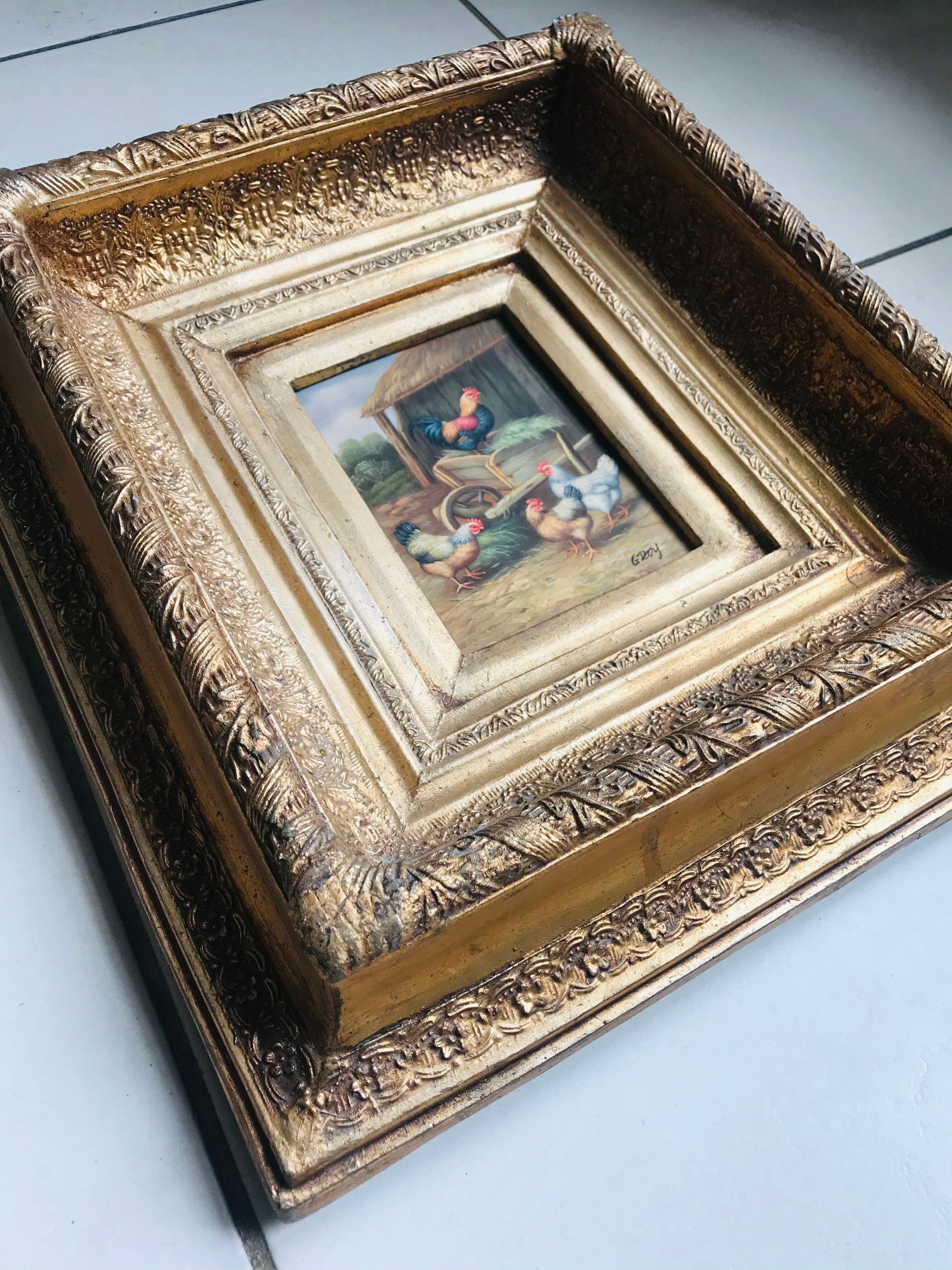 Table "Chicken coop" signed