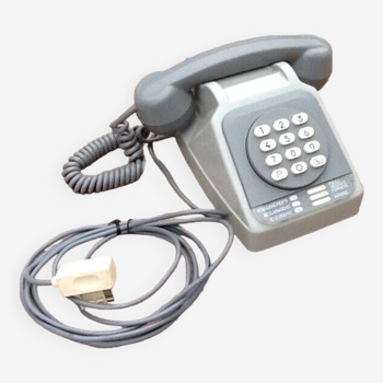Années 1980 Téléphone à clavier H.P.F 74 Bonneville (Haute-Savoie) Socotel