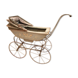 Old doll pram late nineteenth painted hand complete