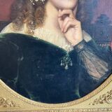 Period portrait signed Raymond Auguste Quinsac Monvoisin 1794-1870